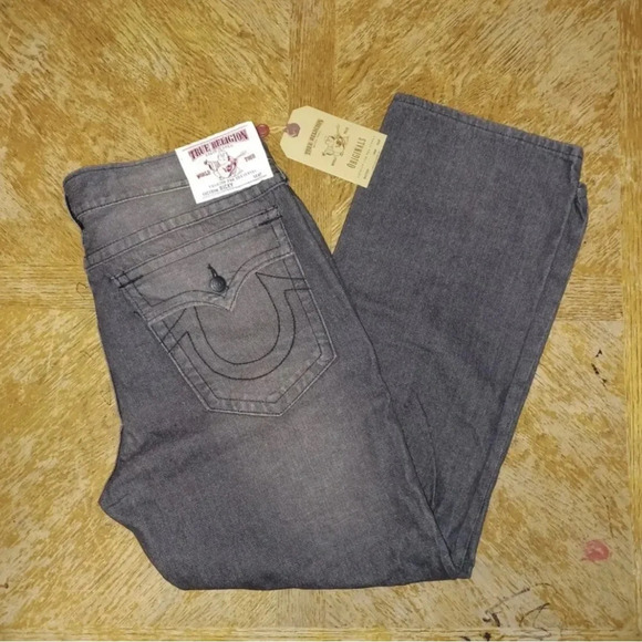 NWT True Religion Men’s Ricky Core Vintage Straight Jeans Size: 36 MSRP: $188.